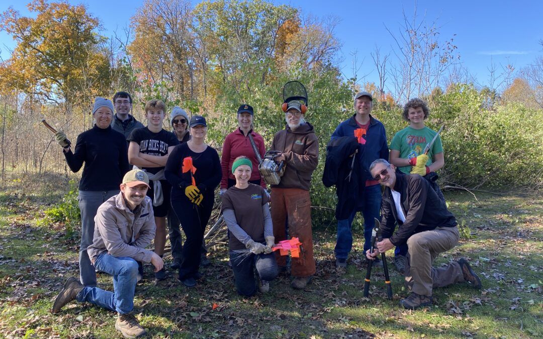 Ohio River Foundation and Community Members Remove 32K Invasive Plants from Kingswood Park in Deerfield Township
