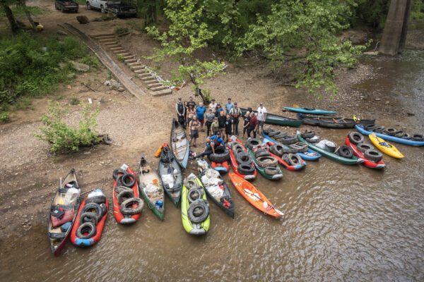 Photo Cred Mike Wilkinson Upper Red Drone Cleanup Photo 600x400